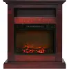 CAM3437-1CHR Cherry Electrical Mantel Fireplace (34 Inch) - Sienna