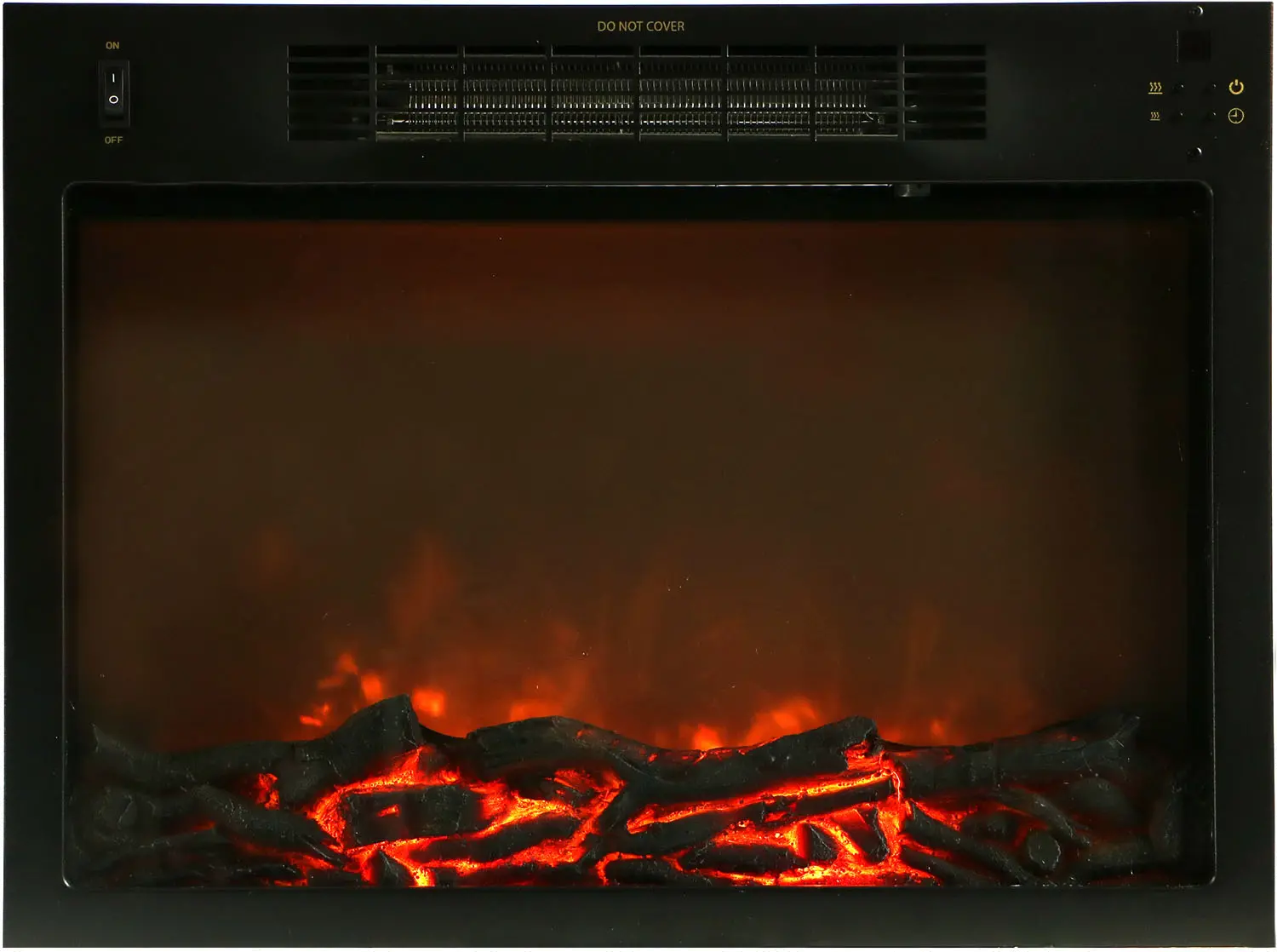 CAM3437-1CHR Cherry Electrical Mantel Fireplace (34 Inch) - Sienna-2