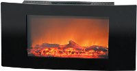 CAM35WMEF-2BLK Black Wall Mount Electrical Fireplace (35 Inch) - Callisto