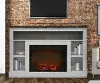 CAM5021-1WHT White Electric Fireplace with Mantel (47 Inch) - Seville