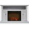 CAM5021-2WHT Crisp White Modern 50 Inch Fireplace TV Stand - Sorrento-2