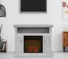 CAM5021-2WHT Sorrento Modern 50 Inch Fireplace TV Stand