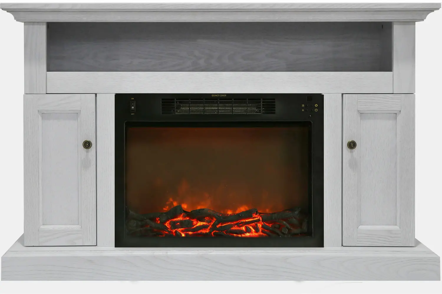 CAM5021-2WHT Sorrento Modern 50 Inch Fireplace TV Stand-2