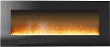 CAM56WMEF-1BLK Black Wall Mount Electrical Fireplace (56 Inch) - Metropolitan