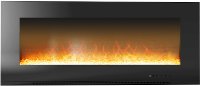 CAM56WMEF-1BLK Black Wall Mount Electrical Fireplace (56 Inch) - Metropolitan