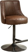 Saddle Brown Adjustable Counter Height Stool - Biscayne