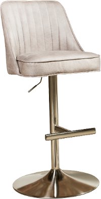 Light Gray Adjustable Counter Height Stool - Savoy
