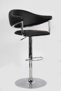 Black Adjustable Counter Height Stool - Airstream