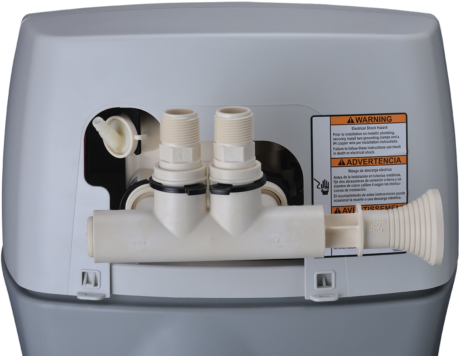 KIT Whirlpool 40,000 Water Softener and 3 Bottles of Cleaner-5