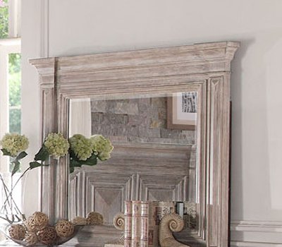 Rustic Traditional Cream Mirror - Santa Fe
