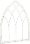 Magnolia Home Furniture Jo's White Cathedral Arch Window Panel
