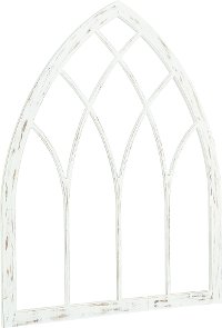 Magnolia Home Furniture Jo's White Cathedral Arch Window Panel