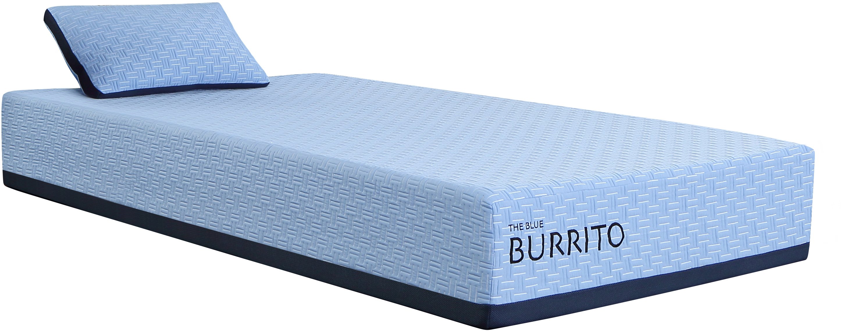 RCBB11MFTX Blue Burrito Visco Gel Memory Foam Twin-XL Mattress-2