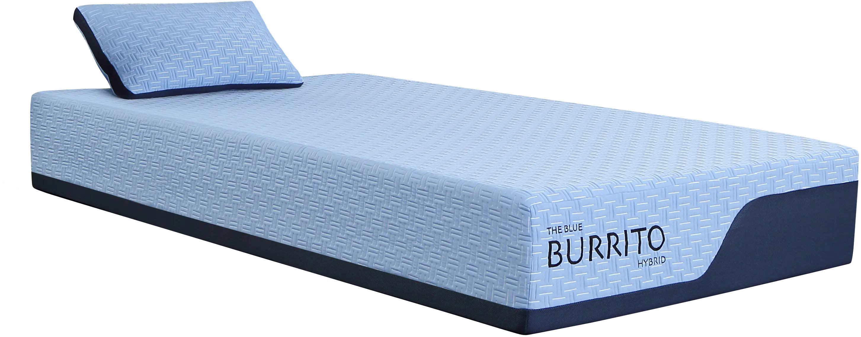 RCBB11HYTW Blue Burrito Hybrid Memory Foam Twin Mattress-1