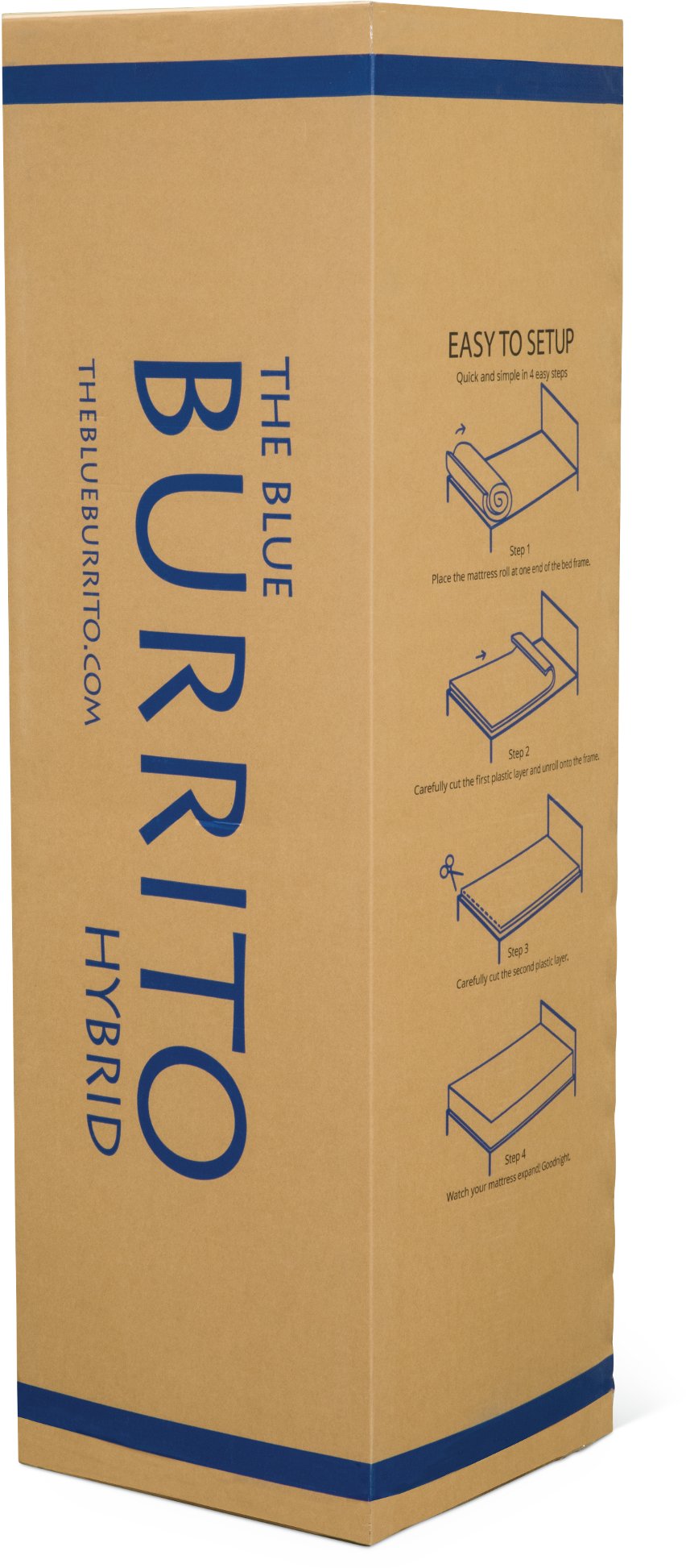 RCBB11HYTX Blue Burrito Hybrid Memory Foam Twin-XL Mattress-3