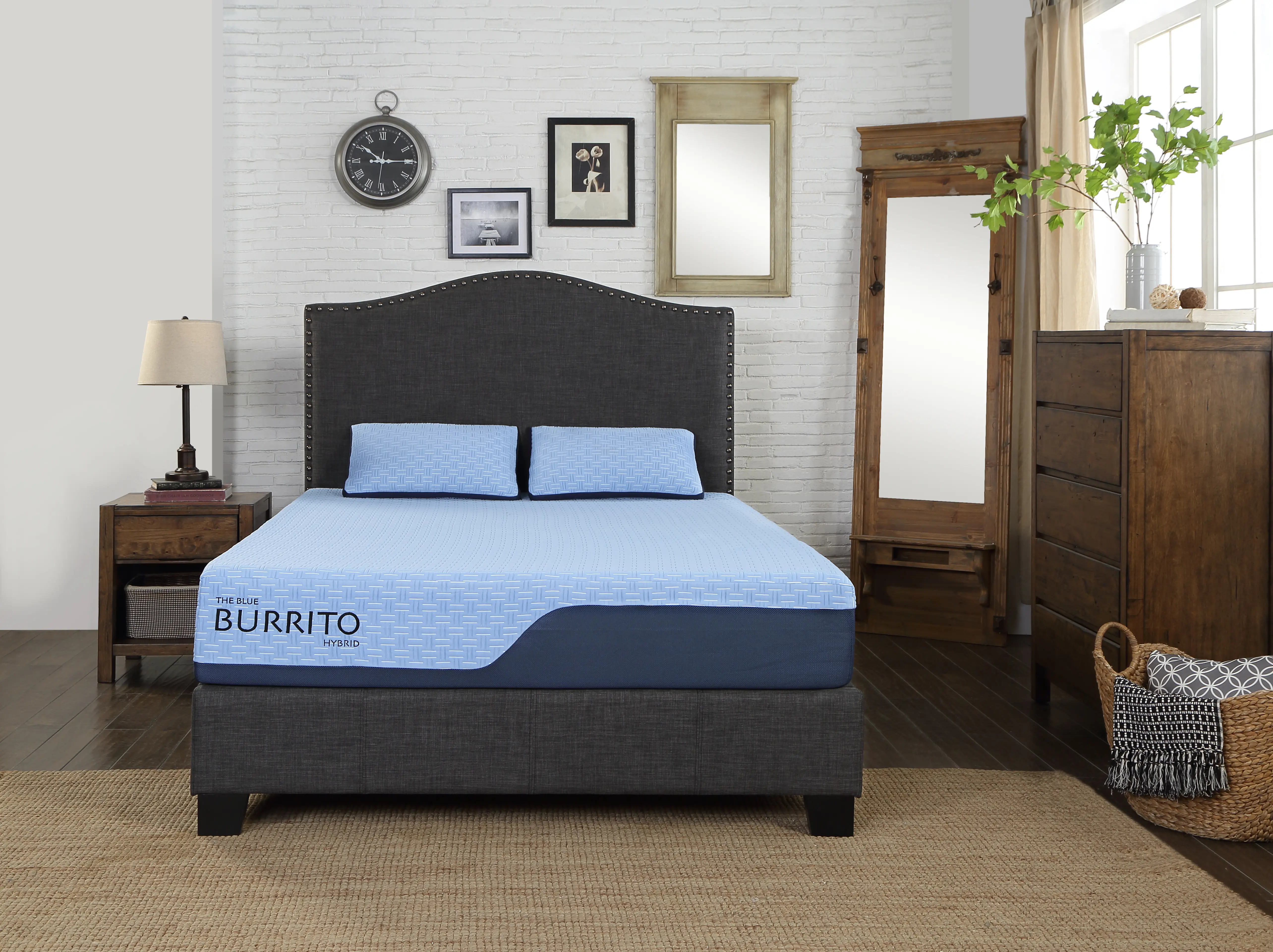 RCBB11HYQN Blue Burrito Hybrid Memory Foam Queen Mattress-2