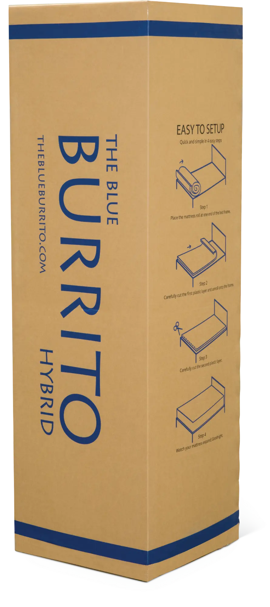 RCBB11HYQN Blue Burrito Hybrid Memory Foam Queen Mattress-4