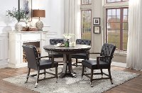 Walnut 48 Inch Reversible Gaming and Dining Table - Payout