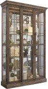 Clearance Windowpane Door Curio Cabinet