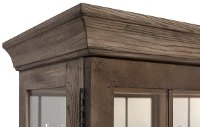 Windowpane Door Curio Cabinet-2