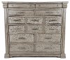 Classic Traditional Gray Master Chest - Madison Ridge