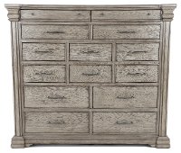 Classic Traditional Gray Master Chest - Madison Ridge