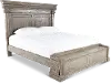 Madison Ridge Gray Queen Storage Bed