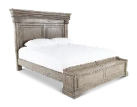 Madison Ridge Gray King Storage Bed