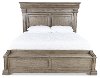Classic Traditional Gray California King Storage Bed - Madison Ridge
