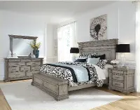 Madison Ridge Gray 4 Piece King Bedroom Set