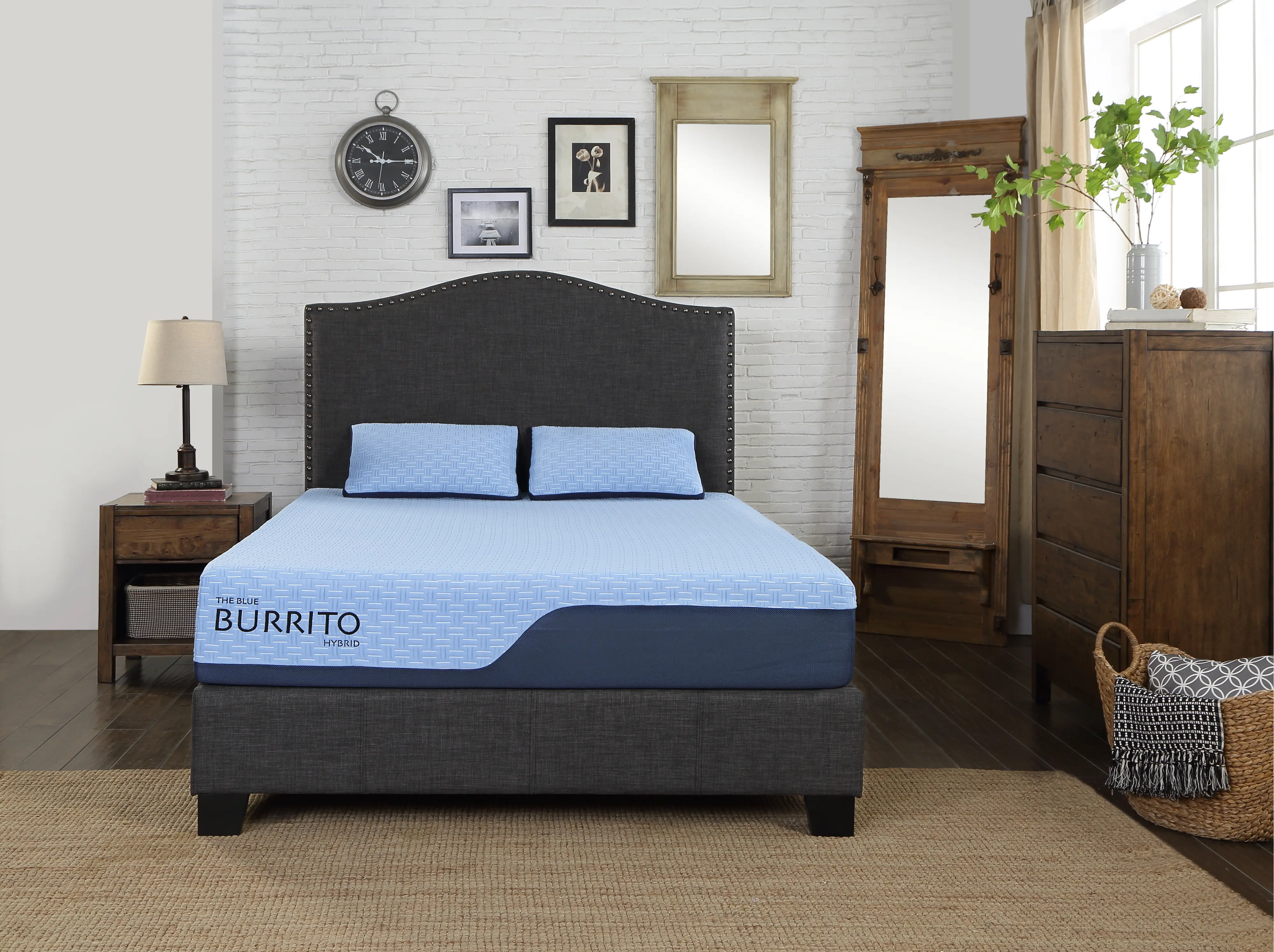 RCBB11HYKG Blue Burrito Hybrid Memory Foam King Size Mattress-2