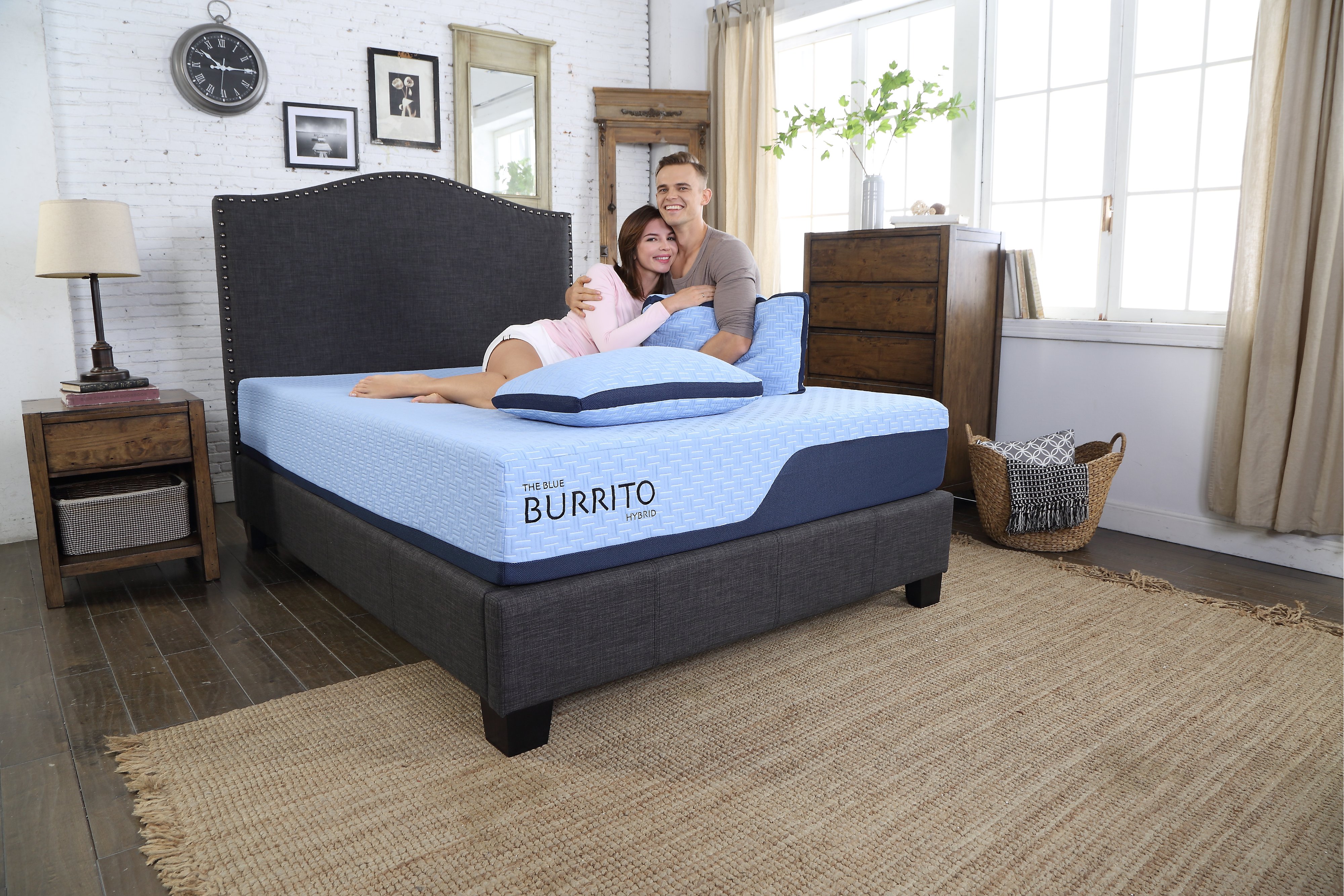 RCBB11HYKG Blue Burrito Hybrid Memory Foam King Size Mattress-6