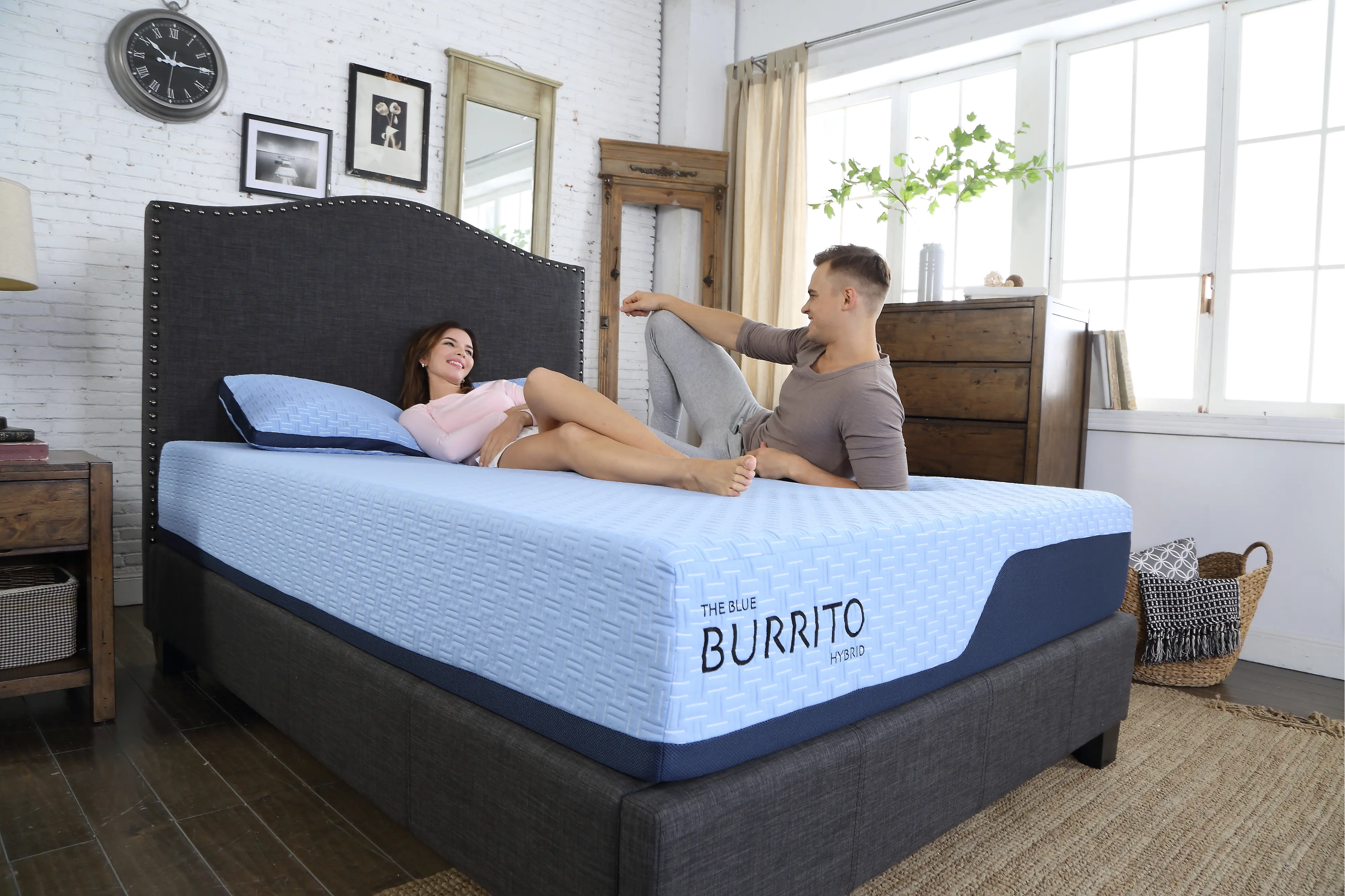 RCBB11HYKG Blue Burrito Hybrid Memory Foam King Size Mattress-8