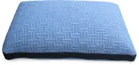RCBBPLW6 Blue Burrito Memory Foam Cluster Pillow