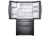 RF28HMEDBSG Samsung 36 Inch 4-Door French Door Refrigerator - Black Stainless Steel-2