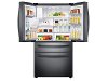 RF28HMEDBSG Samsung 36 Inch 4-Door French Door Refrigerator - Black Stainless Steel-4