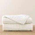 Natural Concentric Throw Blanket