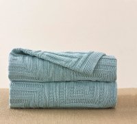 Blue Cloud Concentric Throw