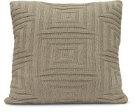 Stone Concentric Throw Pillow