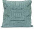 Blue Cloud Concentric Throw Pillow