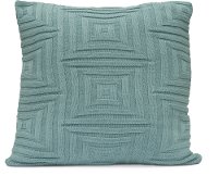 Blue Cloud Concentric Throw Pillow