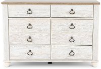 Classic Rustic Whitewash Youth Dresser - Millhaven