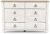 Millhaven Classic Rustic Whitewash Youth Dresser