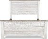 Classic Rustic Whitewash Full Size Bed - Millhaven