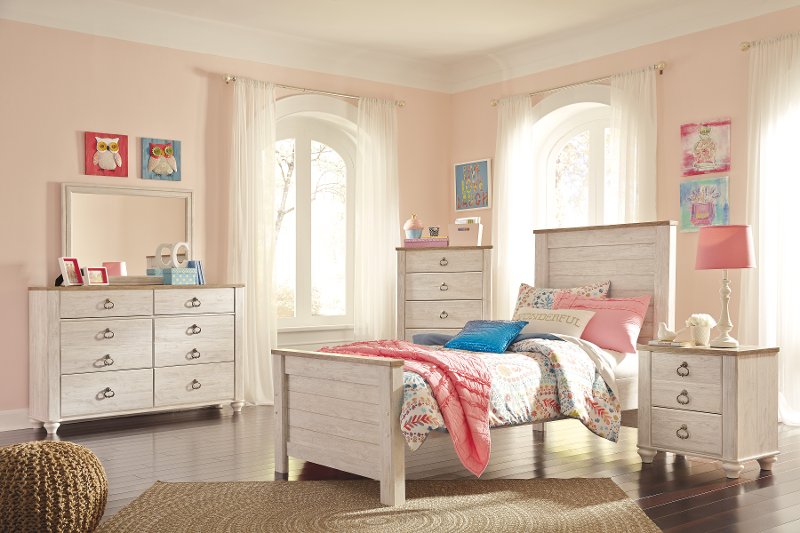 Classic Rustic Whitewashed 4 Piece Twin Bedroom Set Millhaven Rc Classic Rustic Whitewashed 4 Piece Twin Bedroom Set Millhaven Rc Willey Furniture