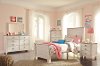 Classic Rustic Whitewashed 6 Piece Twin Bedroom Set - Millhaven