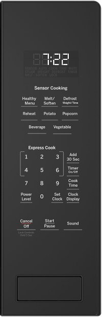 PEB7227DLBB GE Profile Countertop Microwave - 2.2 Cu. Ft. Black-2