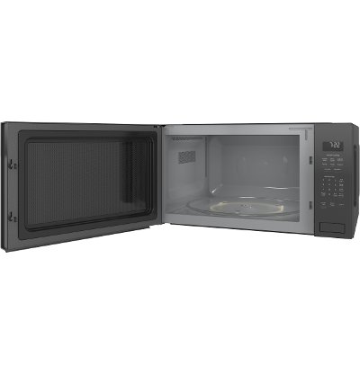 PEB7227BLTS Profile Countertop Microwave - 2.2 Cu. Ft. Black Stainless Steel