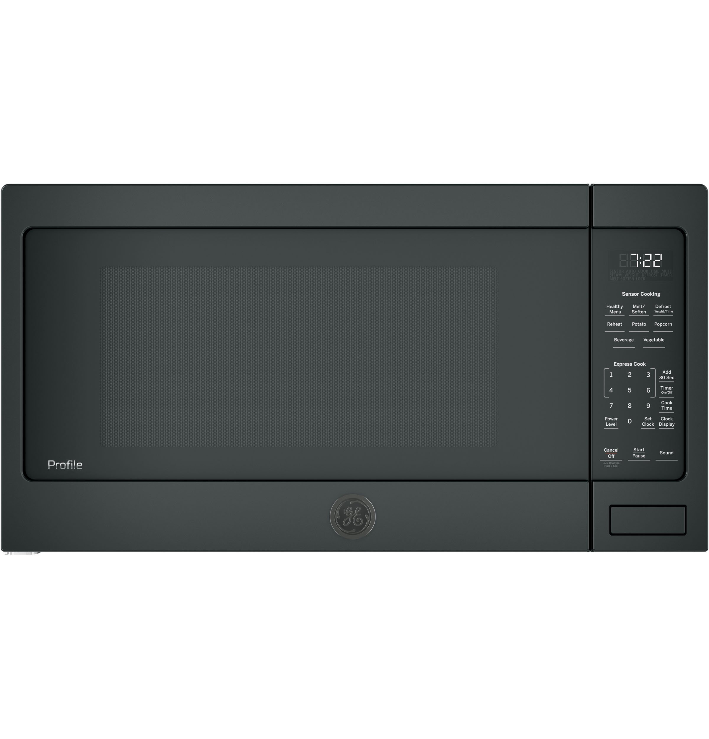 PES7227DLBB GE Profile Countertop Microwave - 2.2 cu. ft. Black-1