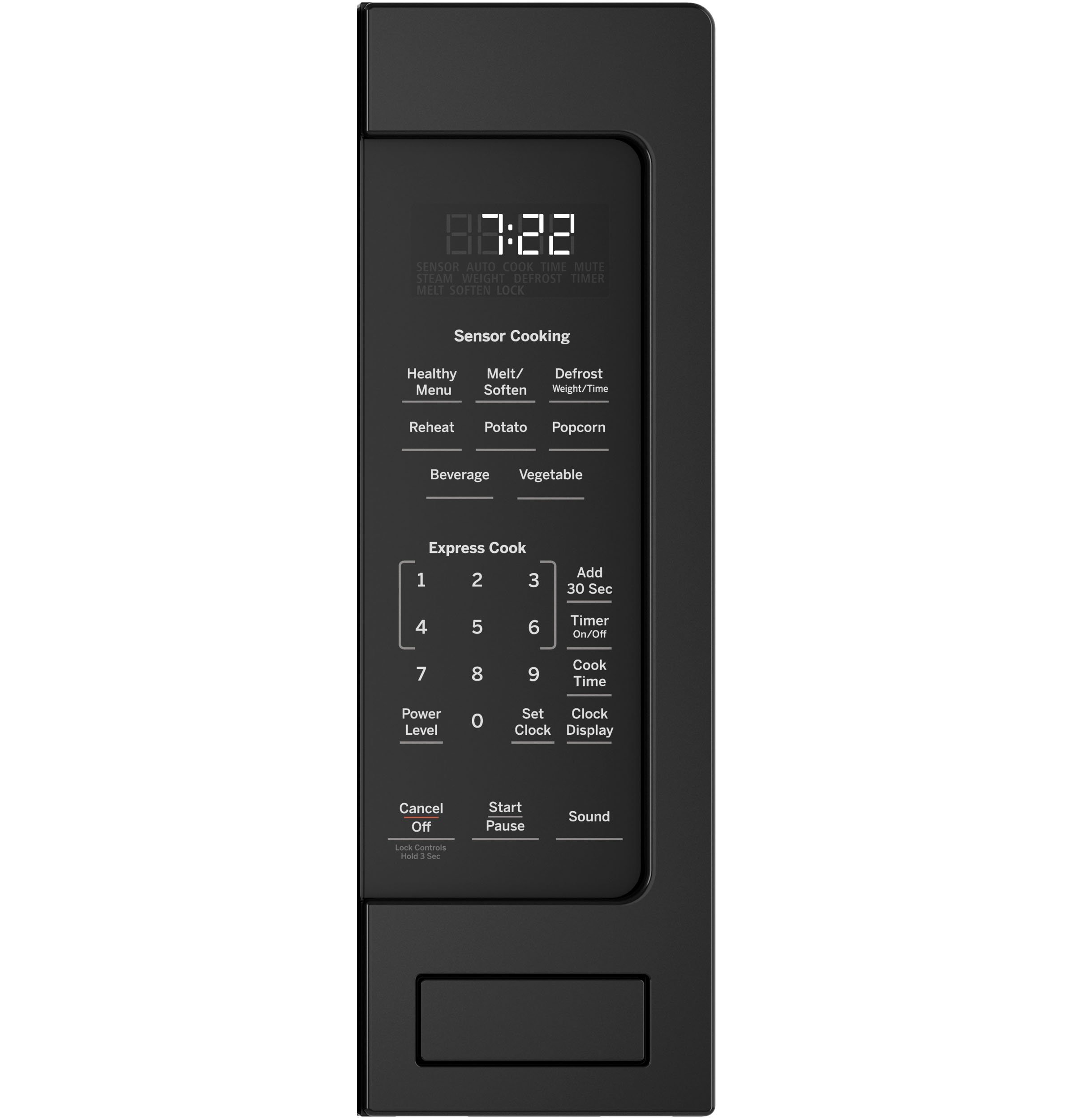 PES7227DLBB GE Profile Countertop Microwave - 2.2 cu. ft. Black-2